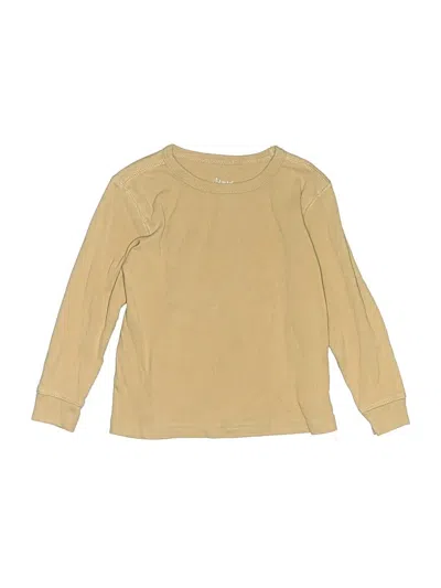 Pre-owned Assorted Brands Kids' Long Sleeve T-shirt In Tan