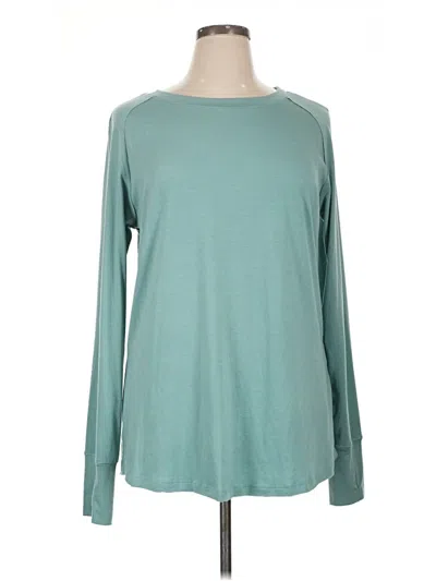 Assorted Brands Long Sleeve T-shirt In Teal