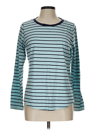 Pre-owned Assorted Brands Long Sleeve T-shirt In Teal