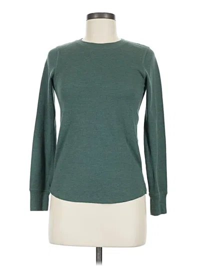 Pre-owned Assorted Brands Long Sleeve T-shirt In Teal