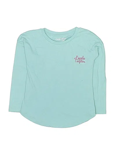 Pre-owned Assorted Brands Kids' Long Sleeve T-shirt In Teal
