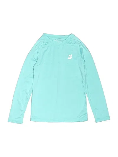 Pre-owned Assorted Brands Kids' Long Sleeve T-shirt In Teal