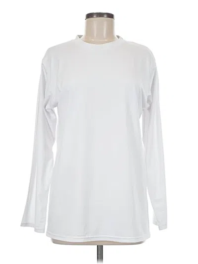 Pre-owned Assorted Brands Long Sleeve T-shirt In White