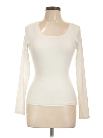 Pre-owned Assorted Brands Long Sleeve T-shirt In White