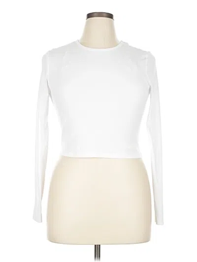 Pre-owned Assorted Brands Long Sleeve T-shirt In White