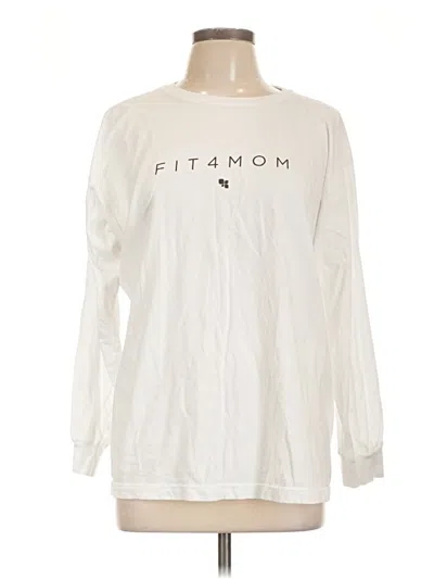 Pre-owned Assorted Brands Long Sleeve T-shirt In White