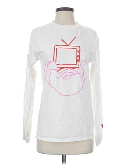 Pre-owned Assorted Brands Long Sleeve T-shirt In White