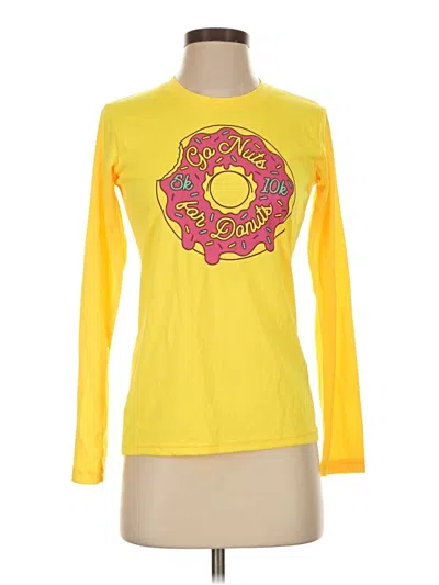 Pre-owned Assorted Brands Long Sleeve T-shirt In Yellow