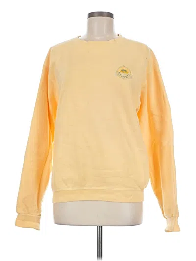 Pre-owned Assorted Brands Long Sleeve T-shirt In Yellow