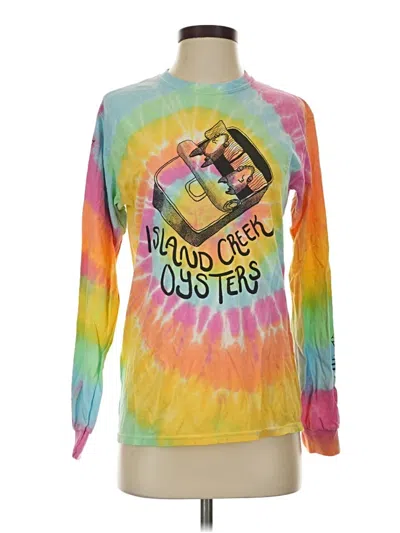 Pre-owned Assorted Brands Long Sleeve T-shirt In Yellow