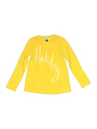 Pre-owned Assorted Brands Kids' Long Sleeve T-shirt In Yellow