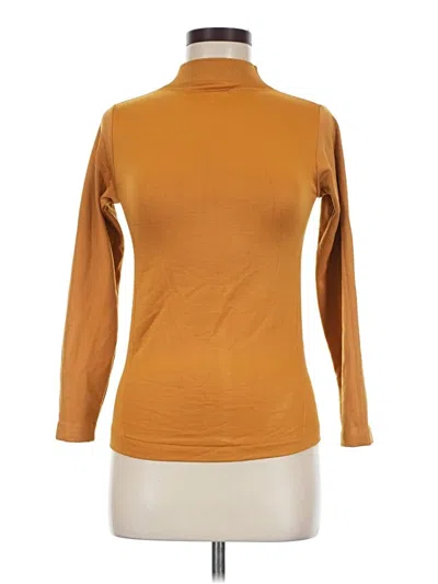 Pre-owned Assorted Brands Long Sleeve Turtleneck In Brown