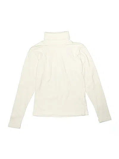 Pre-owned Assorted Brands Kids' Long Sleeve Turtleneck In White