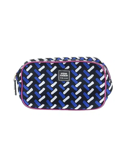 Pre-owned Assorted Brands Makeup Bag In Blue