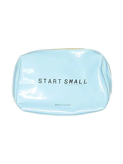 Pre-owned Assorted Brands Makeup Bag In Blue