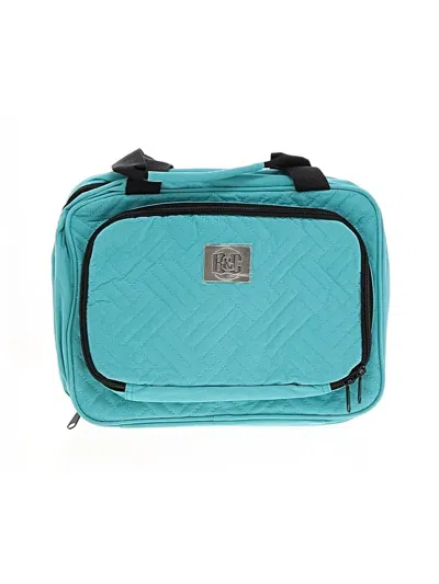 Pre-owned Assorted Brands Makeup Bag In Blue
