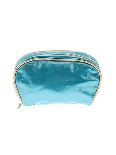 Pre-owned Assorted Brands Makeup Bag In Blue