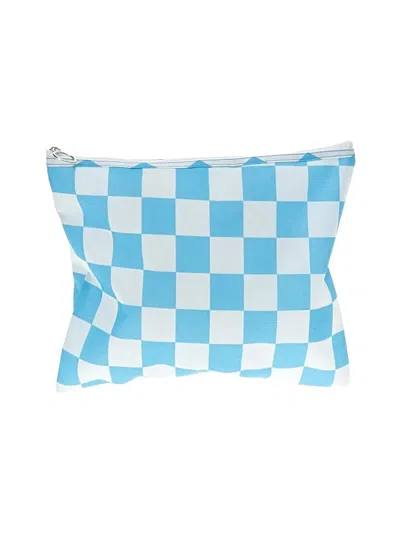 Pre-owned Assorted Brands Makeup Bag In Blue