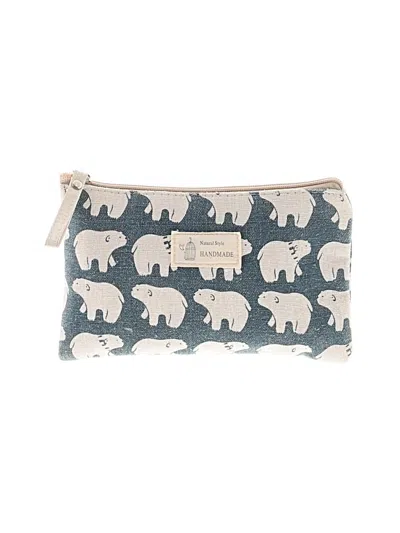 Pre-owned Assorted Brands Makeup Bag In Blue