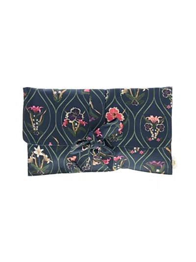Pre-owned Assorted Brands Makeup Bag In Blue