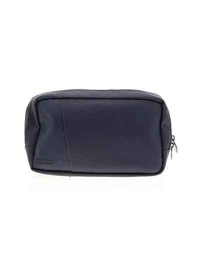 Pre-owned Assorted Brands Makeup Bag In Blue