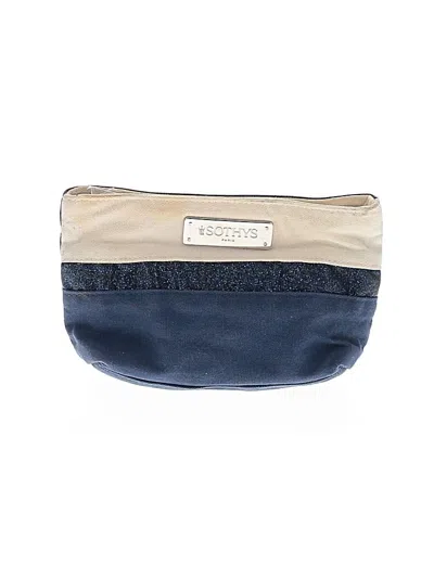 Pre-owned Assorted Brands Makeup Bag In Blue