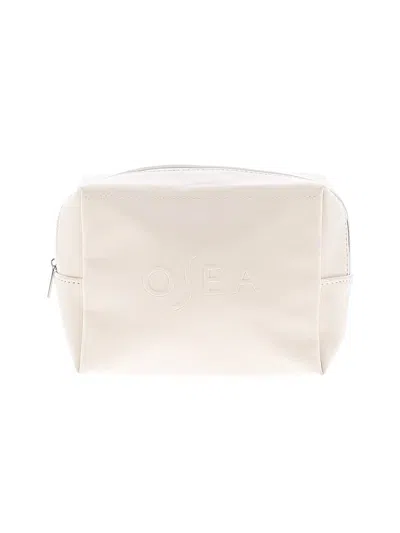Pre-owned Assorted Brands Makeup Bag In Ivory