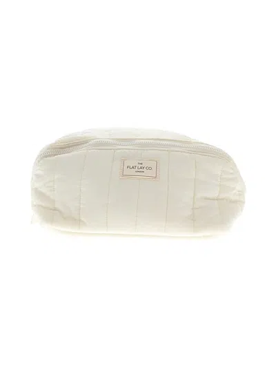 Pre-owned Assorted Brands Makeup Bag In Ivory