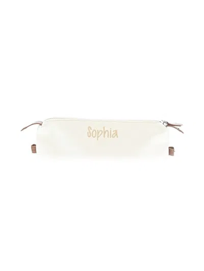 Pre-owned Assorted Brands Makeup Bag In Ivory
