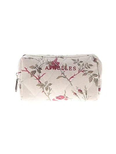 Pre-owned Assorted Brands Makeup Bag In Ivory