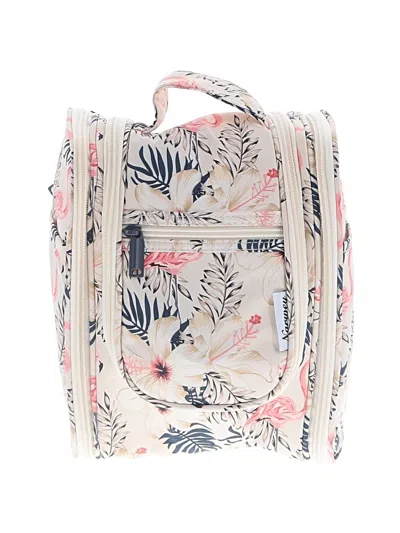 Pre-owned Assorted Brands Makeup Bag In Ivory