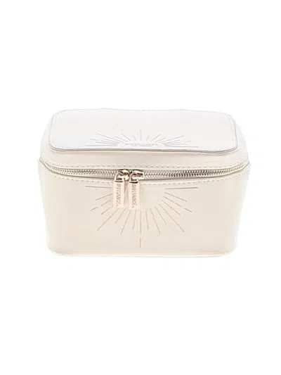 Pre-owned Assorted Brands Makeup Bag In Ivory