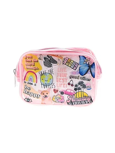 Pre-owned Assorted Brands Makeup Bag In Pink