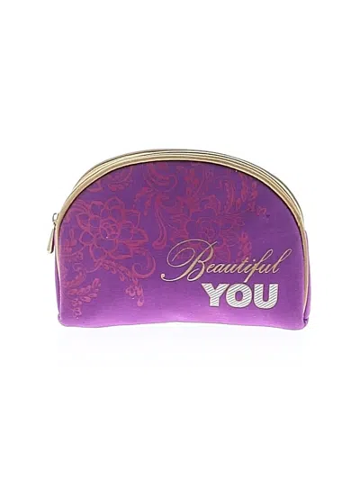 Pre-owned Assorted Brands Makeup Bag In Purple