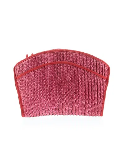 Pre-owned Assorted Brands Makeup Bag In Red