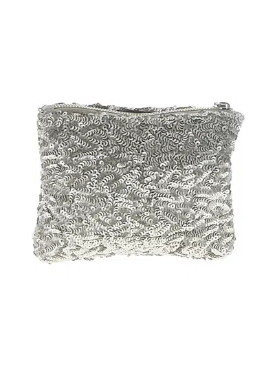 Pre-owned Assorted Brands Makeup Bag In Silver