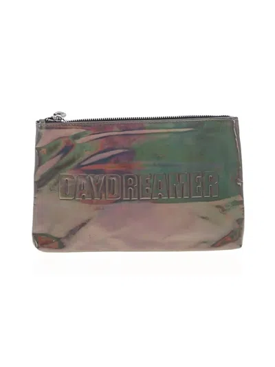 Pre-owned Assorted Brands Makeup Bag In Silver