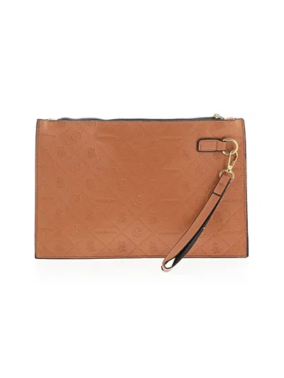 Pre-owned Assorted Brands Makeup Bag In Tan