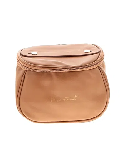 Pre-owned Assorted Brands Makeup Bag In Tan