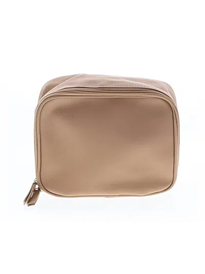 Pre-owned Assorted Brands Makeup Bag In Tan