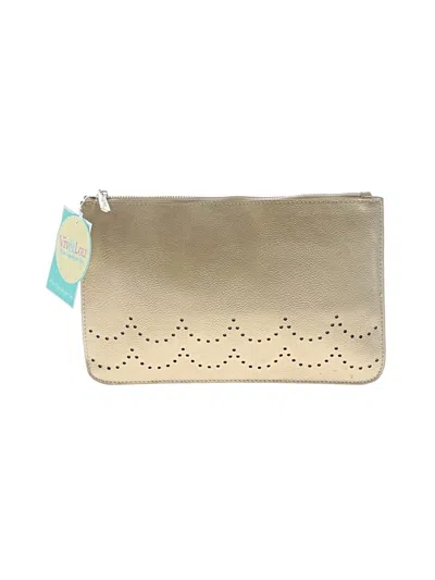 Pre-owned Assorted Brands Makeup Bag In Tan