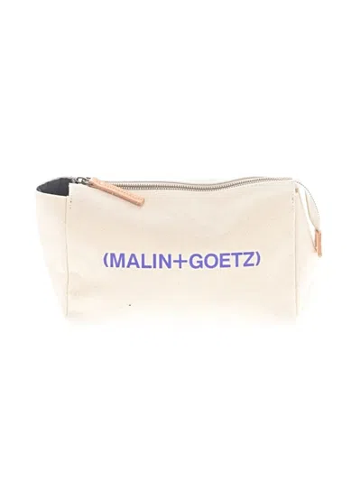 Pre-owned Assorted Brands Makeup Bag In Tan