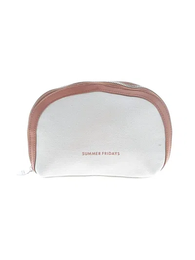Pre-owned Assorted Brands Makeup Bag In White