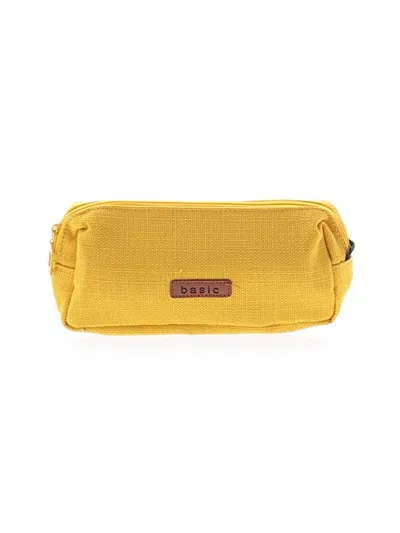 Pre-owned Assorted Brands Makeup Bag In Yellow