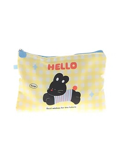 Pre-owned Assorted Brands Makeup Bag In Yellow