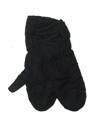 Pre-owned Assorted Brands Mittens In Black
