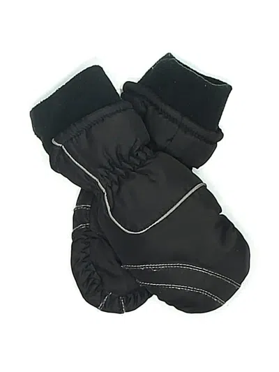 Pre-owned Assorted Brands Kids' Mittens In Black
