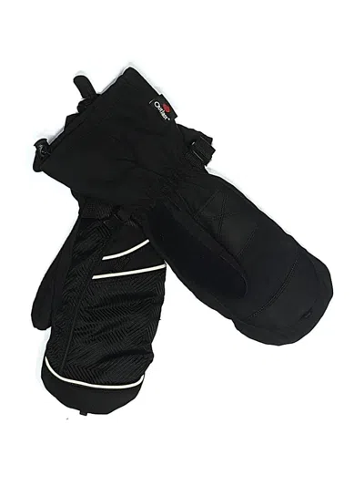 Pre-owned Assorted Brands Mittens In Black