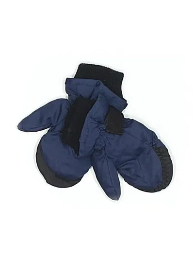 Pre-owned Assorted Brands Kids' Mittens In Blue