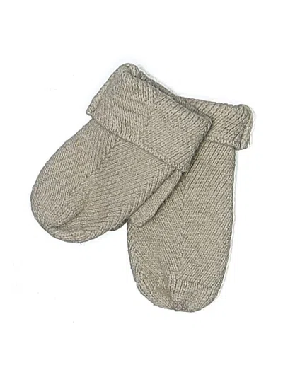 Pre-owned Assorted Brands Mittens In Brown